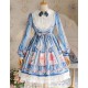 Strawberry Witch Blueberry Dolly Collar Long Sleeve One Piece